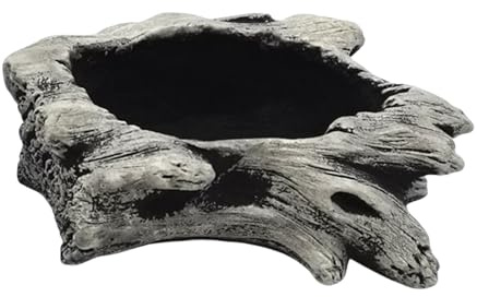 YiNLuax Künstliches Treibholz Pflanzgefäß Skulptur Harz Sukkulenten Blumentöpfe Imitation Holzflor Poröser Bonsais Baum Pflanztöpfe Dekorative Blumentöpfe