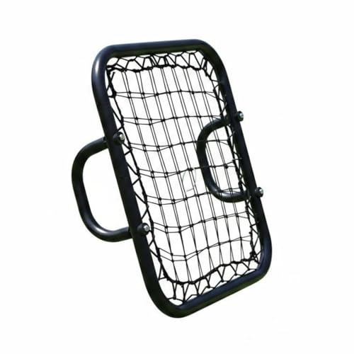 LeeQinersw Football Netz Torwand Trainingsnetz Rückprallnetz Rückpralltrainer mit Verzinktem Stahl Und Straffem PE Netz für Schnelles Rückspiel für Technikübungen Mannschaftstraining Park