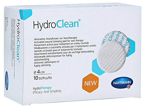 Hartmann HydroClean Kompressen rund 4 cm steril, 10 St