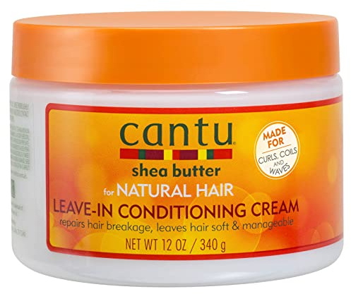 Cantu Shea Butter for Natural Hair Leave in Conditioner Repair Cream 12 Oz by Cantu