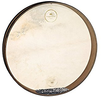 Sonic Energy 18 Zoll Wave Drum (WD18WB) | 45,7 cm im Durchmesser, 6,5 cm hoch, kräftiger Klang, Siam Eiche, Ziegenfell, Metallkügelchen