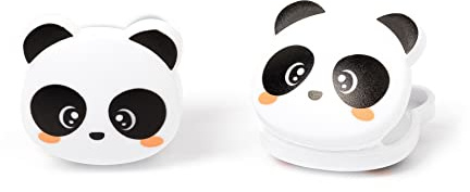 Legami Set mit 6 Clips zum Verschließen von Paketen, 4 x 3,3 cm, Thema Panda