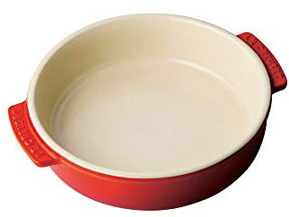 Le Creuset Plato para tapas, Redondo, 500 ml / diámetro 14 cm, Cerámica de gres, Cereza, 72102140600001