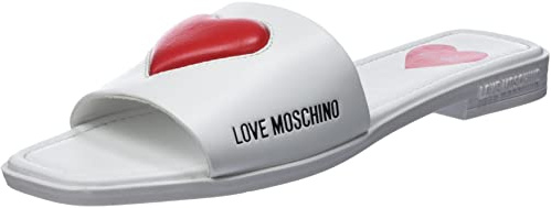 Love Moschino Zapatillas de Mujer, Color Blanco., 37 EU