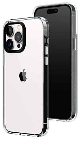 RhinoShield Clear Hülle für iPhone 13 Pro Max | Anti-Vergilbung, transparent, hohe Klarheit, stoßfest, Fallschutz nach Militärstandard