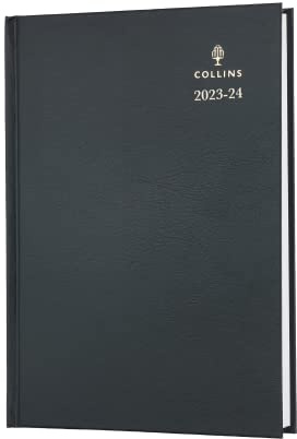 Collins Standard Akademischer Schreibtisch 2023–24 A5 Tag pro Seite Mitte Jahr Terminplaner (Termine) FSC Mix Papier Schule College oder Universität Semester Journal – Juli 2023 bis Juli 2024 –