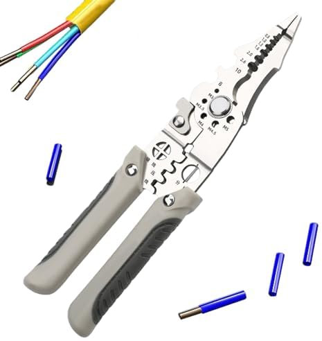 2024 New Arrival Multifunctional Wire Stripper Crimper Cable Cutter Pliers, Wire Stripper Tool, Special Wire Stripper for Electrician (1PCS)