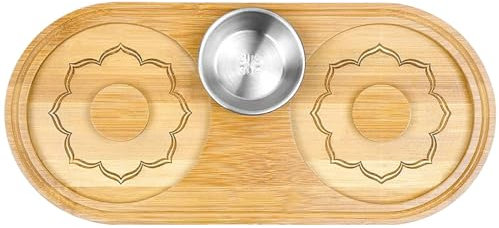Margarita Salt Rimmer Set, Wooden Salt Rimmer For Cocktails, Retro Glass Rimmer Cocktail Tool Bartender Accessories For Cocktails
