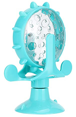 ZAICOLER Distributeur de Friandises pour Chat, Distributeur de Friandises avec Caméra pour Chat, Mangeoire Interactive pour Chat, Jouet Rotatif à 360 Degrés, Moulin à Vent Qui Fuit, Jouet