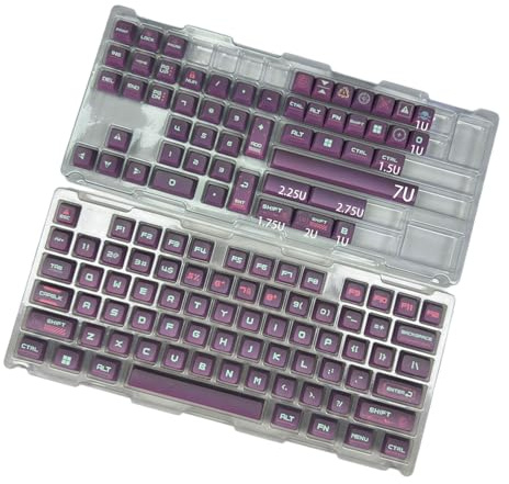 Set di 128 tappi per tasti che cambiano gradualmente colore. Il tappo del tasto di tipo Cyber migliora la digitazione della tastiera meccanica