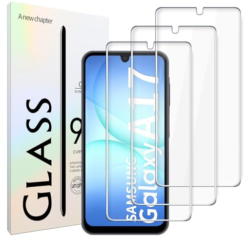 NEWSONA [Lot de 3 Verre Trempé pour Samsung Galaxy A17 / A16 / A26 5G | Film Protection Haute Transparence,[Anti-Rayures], [Sans Bulles], [Installation Facile], Ultra Résistant Dureté 9H Glass