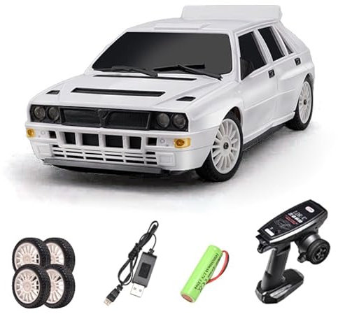 wheelfun 1/28 LDRC Radio Controlled Drift Car RWD RC Racing Vehicle ESC Servo Battery Light System Motor Protection LD2803 Toys