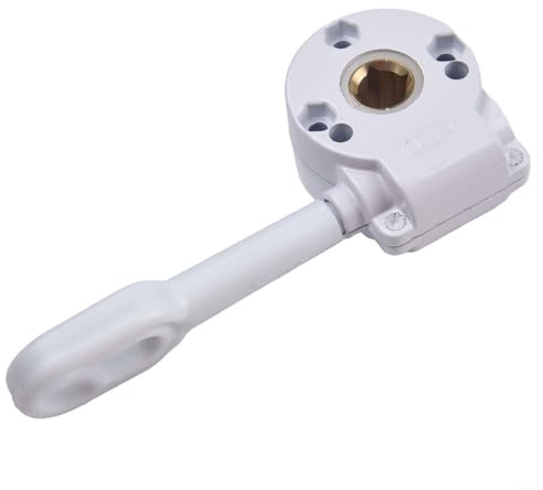 TONIXY Balcón Toldo Gearbox Manual Bielas Gear Patio Persianas retráctiles Aleación de aluminio para uso al aire libre