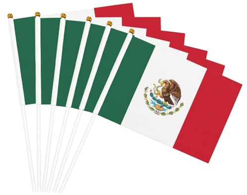 Drapeau du Mexique imprimé pratique, drapeau léger, décoration intérieure et extérieure, événements, fêtes