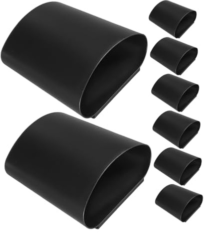 TOPPERFUN 8 Piezas Cesta de Almacenamiento Cestas Colgantes de plástico portavasos Accesorios de Carro el plastico Negro