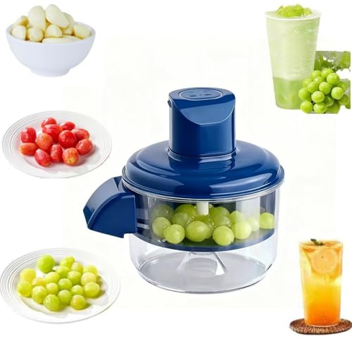 Máquina peladora eléctrica de uva, peladora recargable de ayuda para la cocina del hogar,máquinas de frutas inteligentes comerciales recargables para uvas, ajo, tomate, cereza