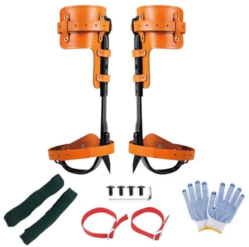 Baumklettern Spike Steigeisen, Bäume Artefakt Steigeisen Für Bäume Set Baumkletterschuhe Für Üben Von Baumklettern, Überleben Im Dschungel, Obstpflücken Usw Baumklettern Spike