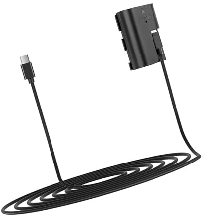 Cavo di alimentazione USB C A LPE6 Dummys Batteria Per 90D 80D 70D 60Da Mark 6D 7D USB C Cavo di Alimentazione Della Macchina Fotografica