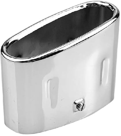 Auspuffspitze Für BMW Z3 1.8 .9 18129416186 Auspuffblenden Mit OEM-Teil Cabrio Endrohrblende 53x113mm / 90mm Spitze Auto Poliert(Chrom)