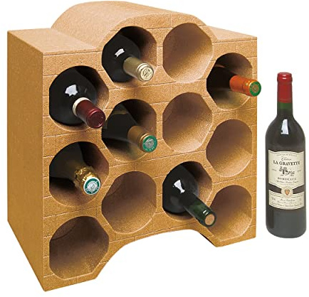 Climapor Flaschenbox Bogenform Flaschenaufbewahrung 12 Flaschen - 4 Stück