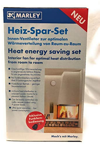 Marley Kit de chauffage pour ventilateur de récupération de chaleur avec télécommande et échangeur de chaleur