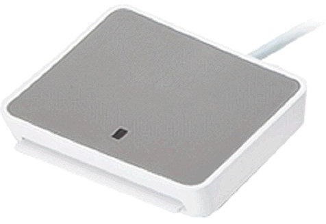 Identive CLOUD 2700R, USB, white Smart Card Reader (ISO7816), 905057, 905249 (Smart Card Reader (ISO7816) USB 2.0, excl.: stand)