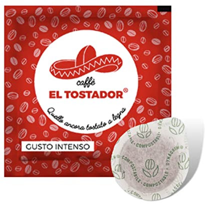 CAFFE' EL TOSTADOR - 600 CIALDE ESE 44MM (GUSTO INTENSO) cialde con carta filtro compostabile