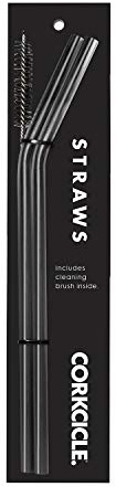 Corkcicle. Gunmetal Straw, 1 EA