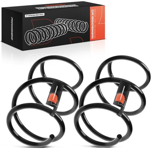 Frankberg 2x Federn Fahrwerksfeder Vorderachse für M-i-n-i R50 R53 One 1.4L 1.6L Schrägheck 2002-2006 31336759377