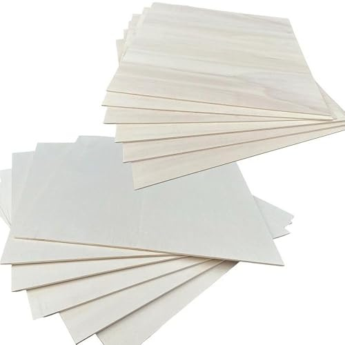Sperrholzplatten Multiplexplatten aus Birke - als Bastelholz für den Modelbau und Möbelbau auch für den Laser cutter geeignet - plywood (6,5mm, 125 x 60 cm)