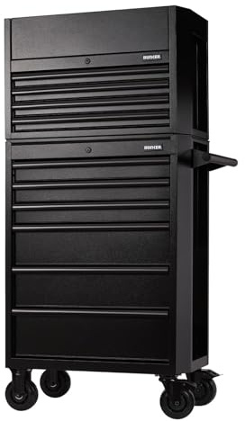 BUNKER 24247 Combined Roller Cabinet and Tool Chest, 10 Drawer, 26 Inch