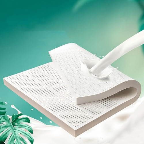 ABJGHYUT Warme Matratze, natürliche Latexmatratzen, Porenstruktur Wäsche, sehr atmungsaktiv, orthopädische Matratze, Latexmatratzen,5cm,100x200cm