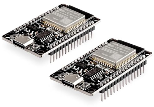 Diymore 2PCS for ESP32 Module Microcontroller Bluetooth for ESP-32 Module Development Board Type C Development Board 2.4 GHz WLAN WiFi CH340C Chip