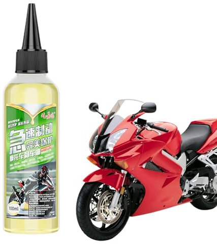 Uoqpty Motorradbremsflüssigkeit,Dot 4 Bremsflüssigkeit Motorrad, Bikes Bremsflüssigkeit 100 ml Bremsmineralöl, Motorrad-Bremsöl, Kfz-Bremsflüssigkeit für hohe Temperaturen, Roller