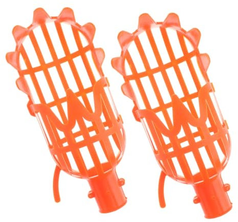 TINEASUR 2pcs Detachable Fruit Picker Baskets Lightweight Harvesting Tools for Easy Pear Mango Persimmon Collection Resistant Fruit Harvesting Devices