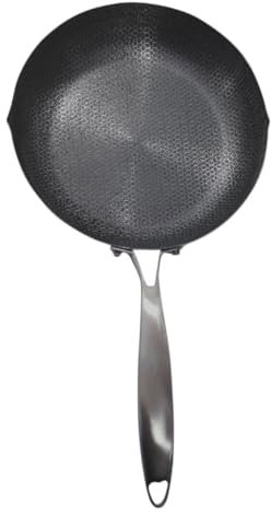 POPETPOP Sartén De Acero Inoxidable Sartén Diseño De Panal Utensilios De Cocina Para Estufas Para Saltear Para Uso Diario Cocina