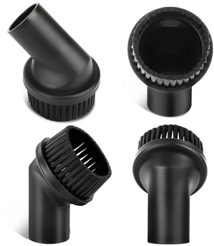 4 Stück 35mm Staubpinsel Staubsaugerbürste, Premium Möbelbürste für Staubsauger, Universal Aufsatz, passend für alle Marken, Staubdüse für effektive Reinigung von Möbeln und empfindlichen Oberflächen