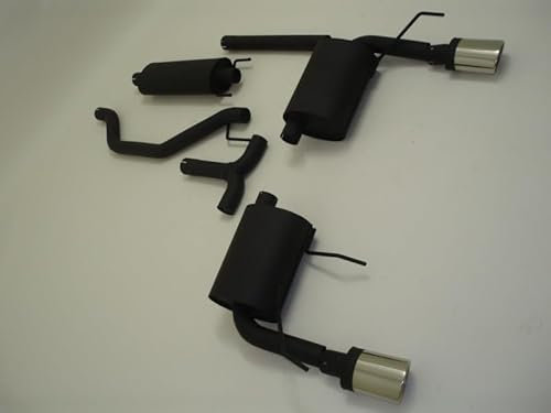 Friedrich Motorsport Duplex-Sportauspuffanlage, passend für Opel Signum (Motorisierung siehe Artikelbeschreibung), Set mit Parkscheibe