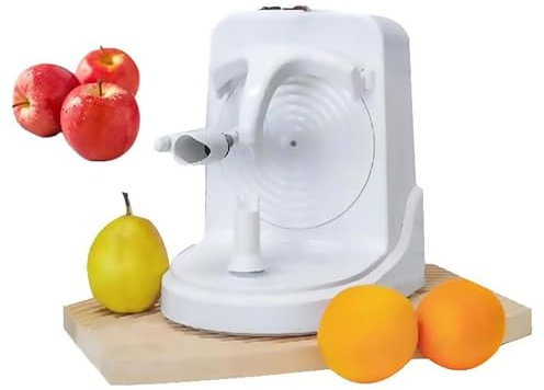 Pelador eléctrico de frutas – Pelador automático multifuncional para naranjas, manzanas, mangos – Aparato de cocina para pelar y raspar sin esfuerzo
