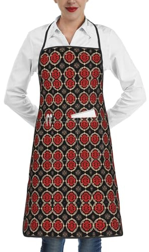 WXCJWD Delantal de trabajo impermeable para hombre y mujer, para cocinar, asar, jardinería, carpintería, ajustable