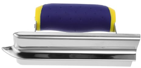 Housoutil Cazzuola per Angoli Interni in Acciaio Inox 304, Utensile Portatile per Finitura Angolare di Cartongesso e Cemento, Bordatore Ergonomico per Lavori di Intonacatura