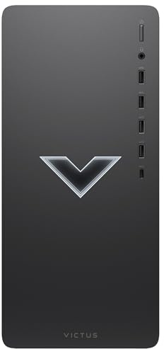 HP Victus 15L TG02-2002NA | Intel Core i5-14400F | NVIDIA GeForce RTX 4060 Gaming PC | 16 GB RAM | 512 GB SSD | Windows 11 Home | High-Performance Tower for Gaming, Streaming & Content Creation