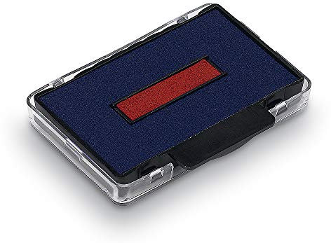 Trodat 6/53/2 Austauschkissen Ersatzkissen Stempelkissen blau-rot für Professional 5440 und 5440/L, 1 Stück zweifarbig