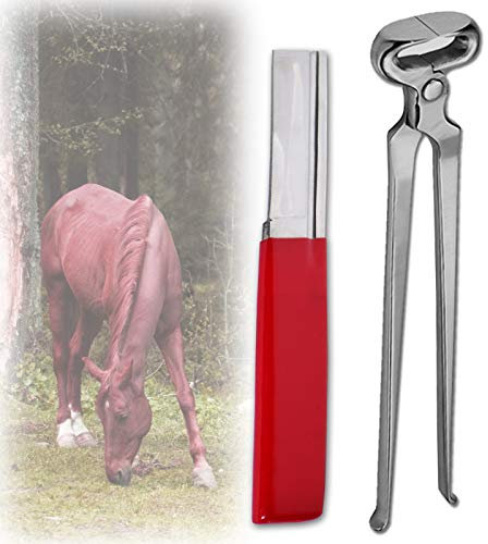 322 Herramientas profesionales de alta calidad para herreros - Tenazas cortadoras de cascos, recortador, cortador, juego de herramientas de recorte (Opción 1)