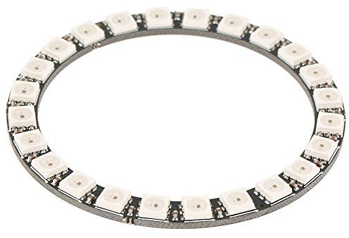 1pcs Anneau Lumineux, Halo de Cercle LED, 24 Bits WS2812 5050 RGB LED Anneau de Lumière avec Pilotes Intégrés, pour Diffusion en Direct/Maquillage/Enregistrement Vidéo/Photographie