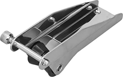 Rodillo de Ancla de Proa de Barco,Rodillo de Anclaje de Lanzamiento,Rodillo de Ancla Marina de 230mm, Pasador Cargado por Resorte, Acero Inoxidable 304, Guía de Nailon Negro para Barcos Y Yates