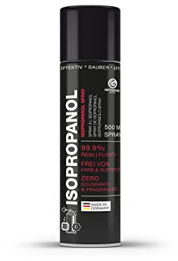 OCTOPUS Isopropanol Spray, IPA Reinigungsalkohol in praktischer Sprühdose - 500 ml | Zum Entfetten und Reinigen glatter Oberflächen, Elektronikbauteile und Werkzeuge, verdunstet schnell und rückstandsarm