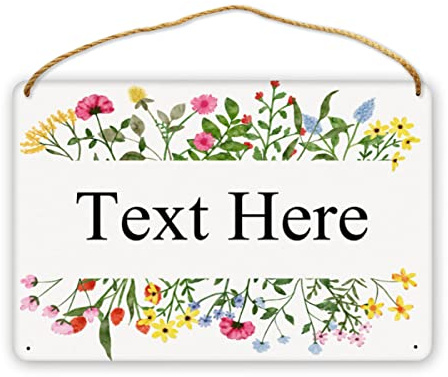 Benutzerdefiniertes Holzschild mit personalisiertem Text, geschäftliche Heimdekoration, personalisierte rustikale Plakette zum Aufhängen, hölzernes Namensschild für Wandkunst, individuelle Schilder, P