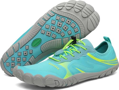 SAGUARO Badeschuhe Herren Wasserschuhe Damen Barfuss Schuhe Sport Schwimmschuhe Barfußschuhe Gegen Seeigel Aquaschuhe rutschfest Strandschuhe Leicht Neoprenschuhe Barfussschuhe Rotkehlchenblau, Gr.38