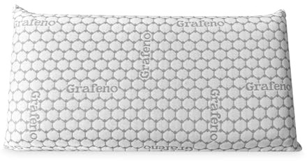 Homey - Almohada Viscoelástica Carbono | Máximo Confort y Excelente Adaptabilidad con Propiedades Antiestrés | 135 x 40 cm